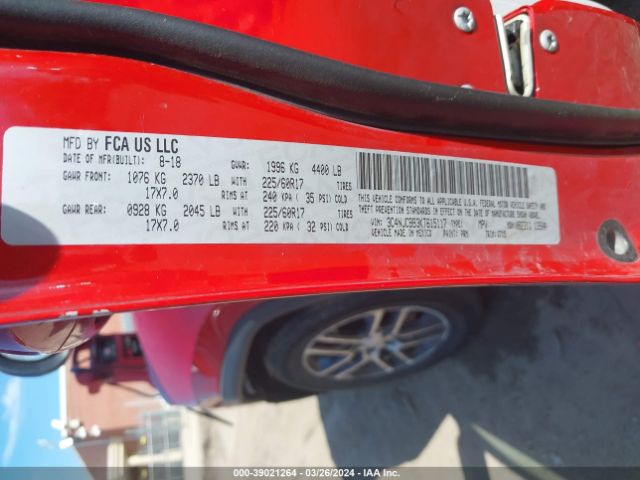 3C4NJCBB3KT615117 Jeep Compass Sun And Wheel Fwd