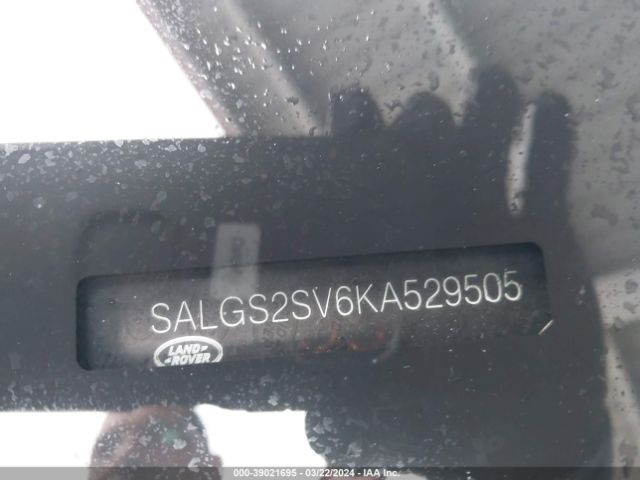 SALGS2SV6KA529505 Land Rover Range Rover 3.0l V6 Supercharged Hse