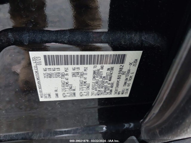 Nissan Rogue S Intelligent Awd 2023 5N1BT3AB4PC803982 Image 9