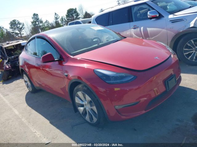 2023 Tesla Model Y Awd/long Range Dual Motor All-wheel Drive მანქანა იყიდება აუქციონზე, vin: 7SAYGDEE1PF870087, აუქციონის ნომერი: 39022145