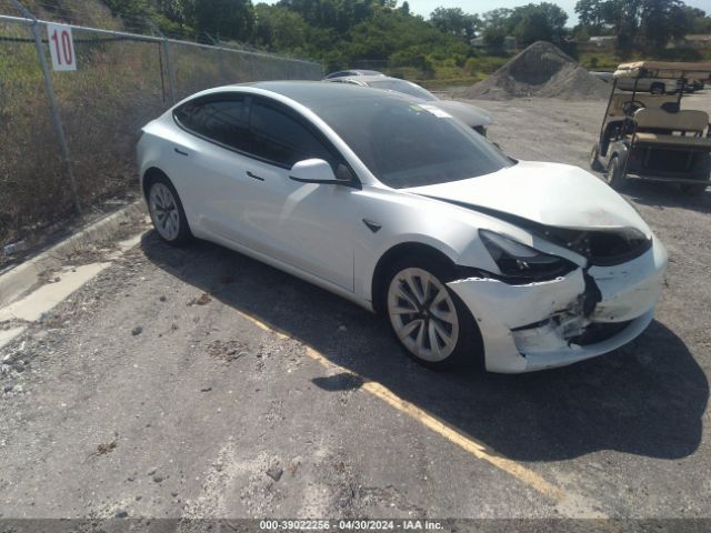 Продажа на аукционе авто 2022 Tesla Model 3 Long Range Dual Motor All-wheel Drive, vin: 5YJ3E1EB9NF195734, номер лота: 39022256