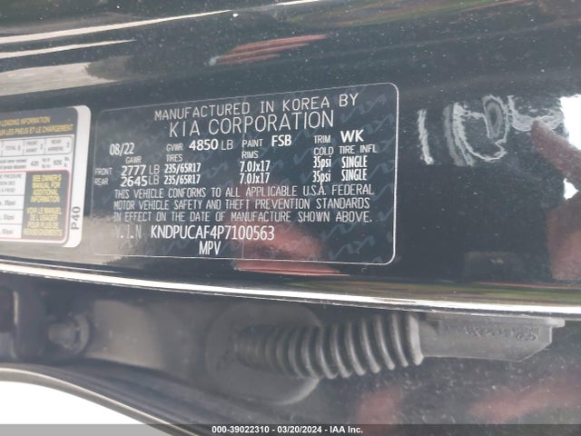KIA Sportage Lx 2023 KNDPUCAF4P7100563 Image 9