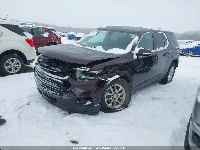 Chevrolet Traverse 1lt 2019 1GNERGKW7KJ135566 Image 2