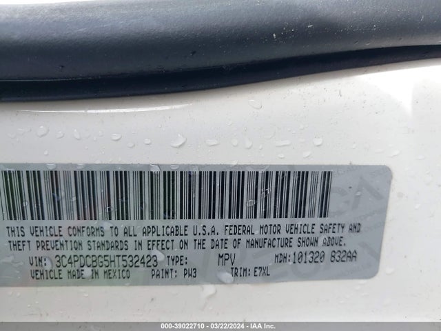 Dodge Journey Sxt 2017 3C4PDCBG5HT532423 Image 9