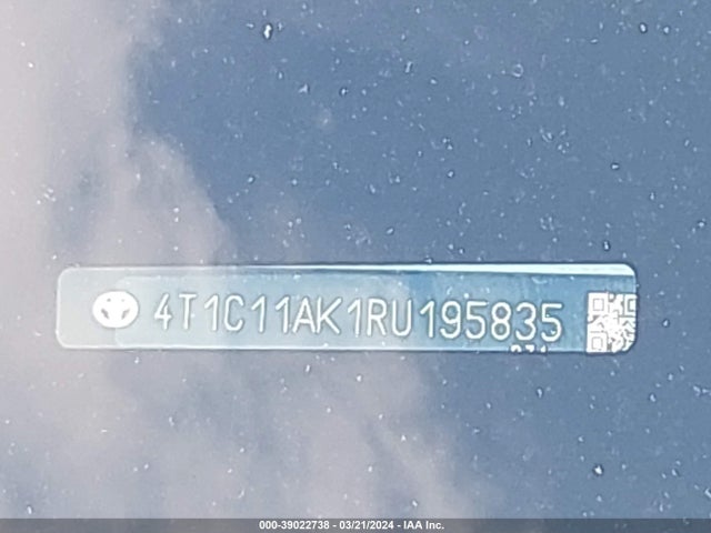 Toyota CAMRY LE 2024 4T1C11AK1RU195835 Image 9