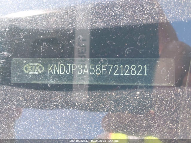 KIA SOUL + 2015 KNDJP3A58F7212821 Image 9