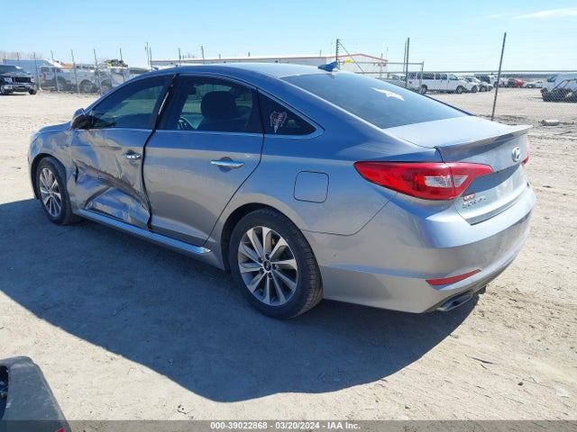 2015 Hyundai Sonata Sport მანქანა იყიდება აუქციონზე, vin: 5NPE34AF8FH248211, აუქციონის ნომერი: 39022868