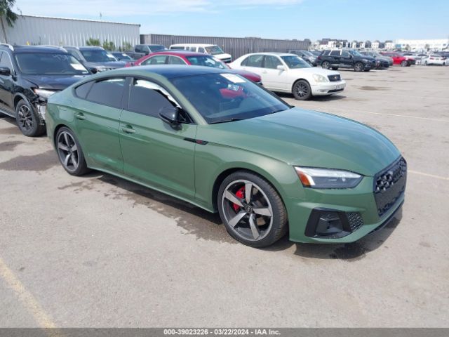 Продажа на аукционе авто 2022 Audi A5 Sportback Premium Plus 45 Tfsi S Line Quattro S Tronic, vin: WAUFACF50NA039987, номер лота: 39023226