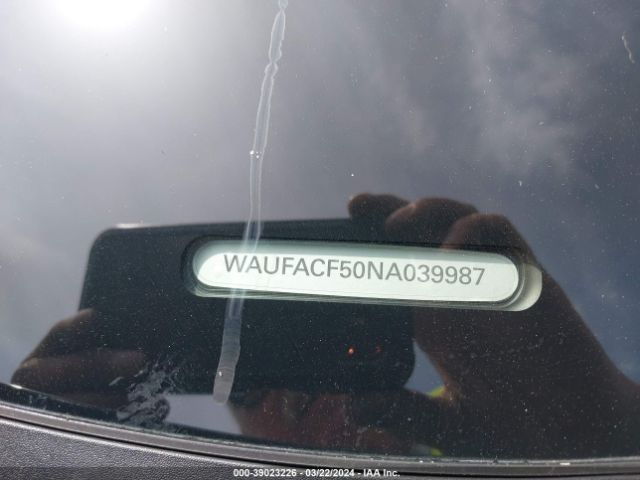 WAUFACF50NA039987 Audi A5 Sportback Premium Plus 45 Tfsi S Line Quattro S Tronic
