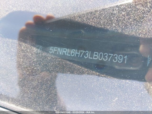 5FNRL6H73LB037391 Honda Odyssey Ex-l/ex-l W/navi   Res