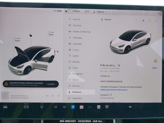 2020 TESLA MODEL 3 5YJ3E1EB3LF619714 Photo 6
