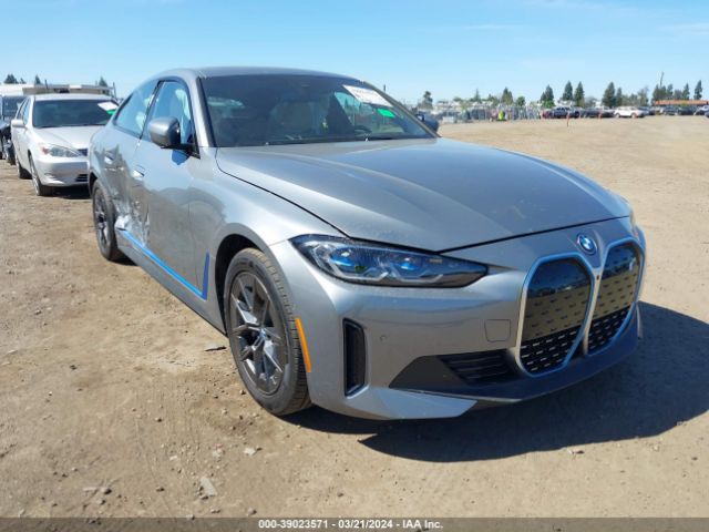 Aukcja sprzedaży 2023 Bmw I4 Edrive40, vin: WBY73AW08PFP38492, numer aukcji: 39023571