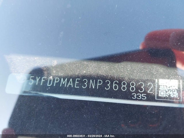 Toyota COROLLA L 2022 5YFDPMAE3NP368832 Image 9
