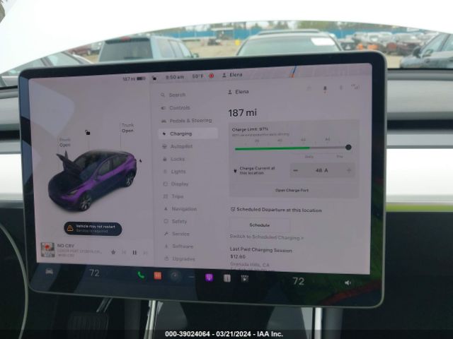 5YJYGDEE9LF056695 Tesla Model Y Long Range Dual Motor All-wheel Drive