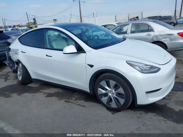 39024311 :رقم المزاد ، 5YJYGDEE5MF219859 vin ، 2021 Tesla Model Y Long Range Dual Motor All-wheel Drive مزاد بيع