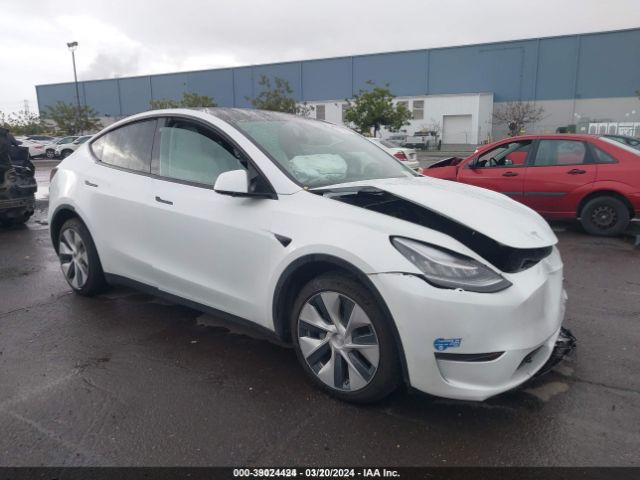 Продажа на аукционе авто 2021 Tesla Model Y Long Range Dual Motor All-wheel Drive, vin: 5YJYGDEE7MF281781, номер лота: 39024424