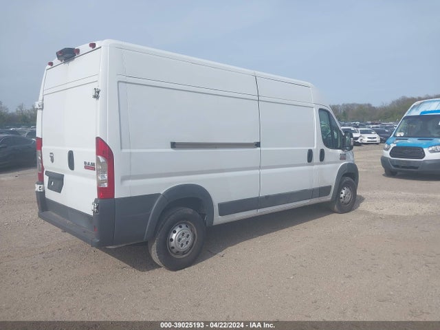 3C6TRVDG8JE148596 RAM Promaster 2500 High Roof 159 Wb