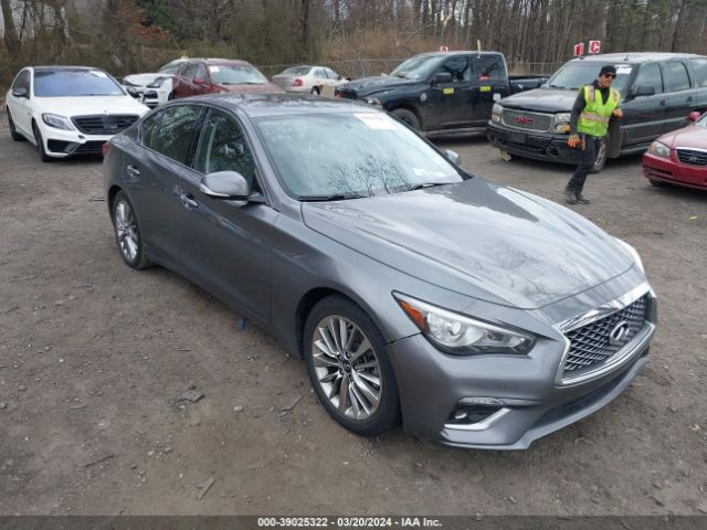 Auction sale of the 2021 Infiniti Q50 Luxe Awd, vin: JN1EV7BR8MM755068, lot number: 39025322