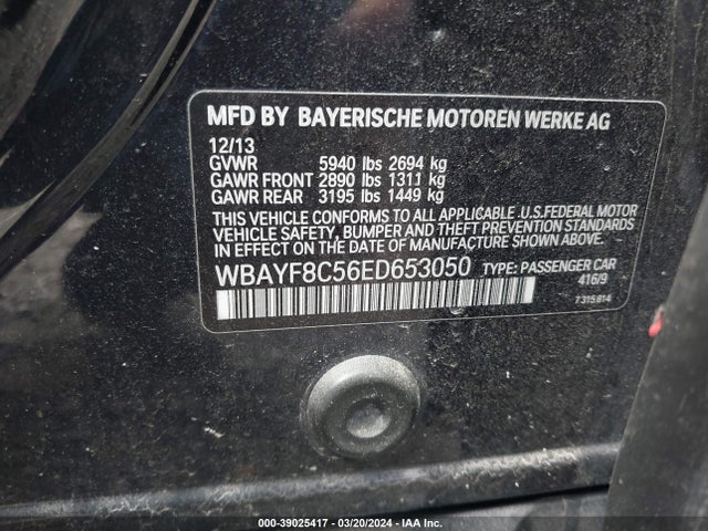 WBAYF8C56ED653050 BMW Alpina B7 Xdrive