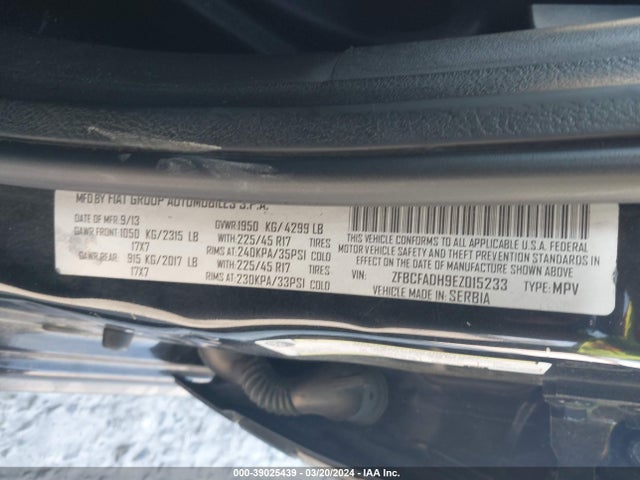 2014 FIAT 500L ZFBCFADH9EZ015233 Photo 8