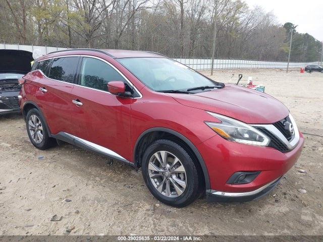 Nissan MURANO SV 2018 5N1AZ2MH2JN103538 main image