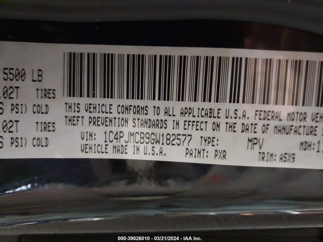 Jeep Cherokee Latitude 2016 1C4PJMCB9GW182577 Image 9