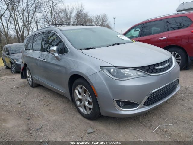 Auction sale of the 2017 Chrysler Pacifica Limited, vin: 2C4RC1GG3HR706114, lot number: 39026099