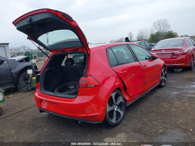 3VW4T7AU5FM014384 Volkswagen Golf Gti 2.0t Se 4-door
