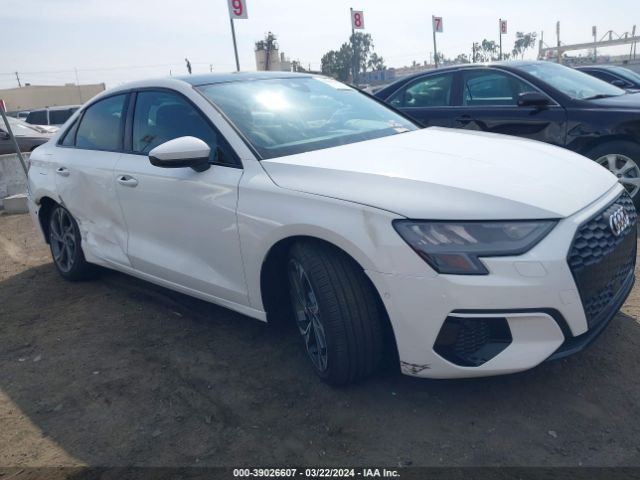 Продажа на аукционе авто 2022 Audi A3 Premium 40 Tfsi Front-wheel Drive S Tronic, vin: WAUAUDGY1NA098644, номер лота: 39026607