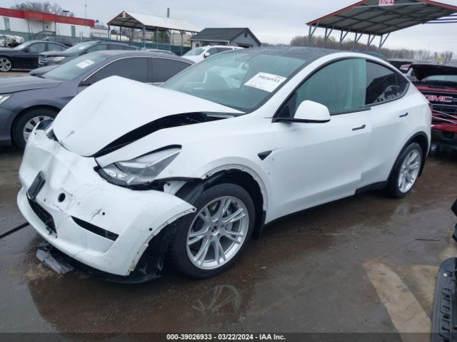 2022 TESLA MODEL Y 7SAYGDEEXNF321288 Photo 1