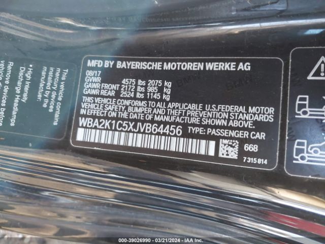WBA2K1C5XJVB64456 BMW 230i Xdrive