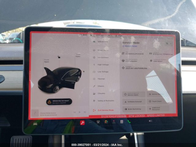 5YJ3E1EA2JF050648 Tesla Model 3 Long Range/mid Range