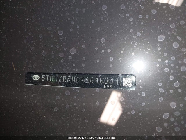 Toyota Highlander Se 2019 5TDJZRFH0KS616311 Image 17