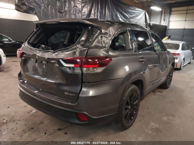 Toyota Highlander Se 2019 5TDJZRFH0KS616311 Image 4