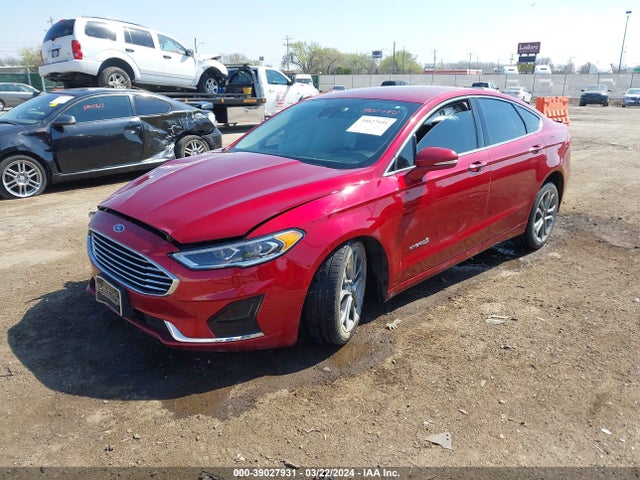 Ford Fusion Hybrid Sel 2019 3FA6P0MU0KR221156 Image 2