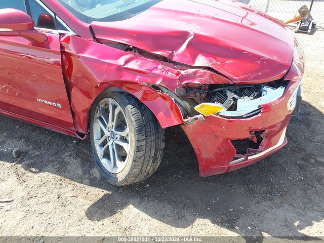 Ford Fusion Hybrid Sel 2019 3FA6P0MU0KR221156 Image 6