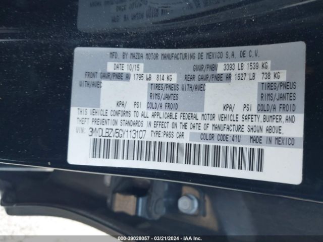 3MYDLBZV5GY113107 Scion IA