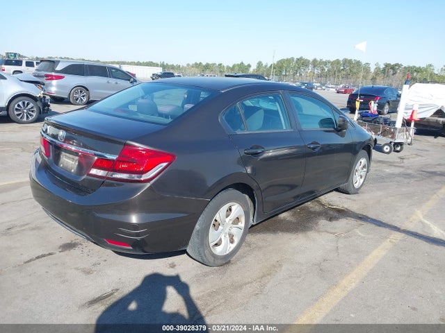Honda Civic Lx 2014 2HGFB2F51EH507643 Image 4