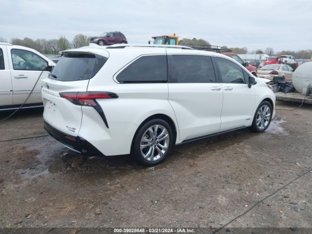 5TDERKEC4MS011421 Toyota Sienna Platinum