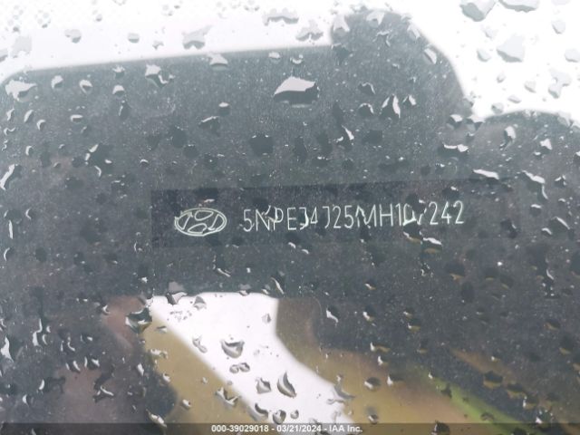 5NPEJ4J25MH107242 Hyundai Sonata Sel Plus