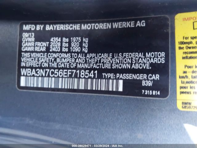 WBA3N7C56EF718541 BMW 428i