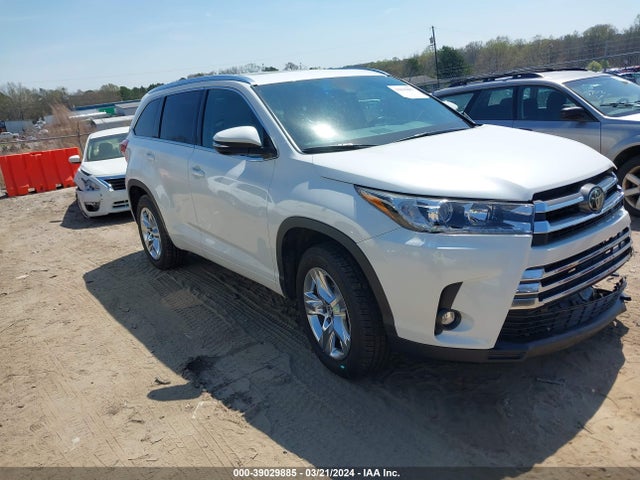Toyota Highlander Limited 2019 5TDYZRFHXKS302387 Image 1