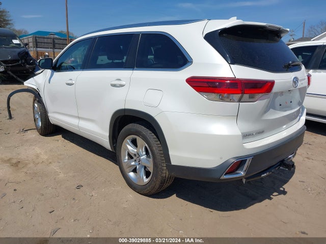 Toyota Highlander Limited 2019 5TDYZRFHXKS302387 Image 3