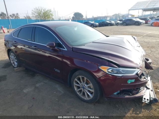 3FA6P0PU9HR180255 Ford Fusion Energi Se Luxury
