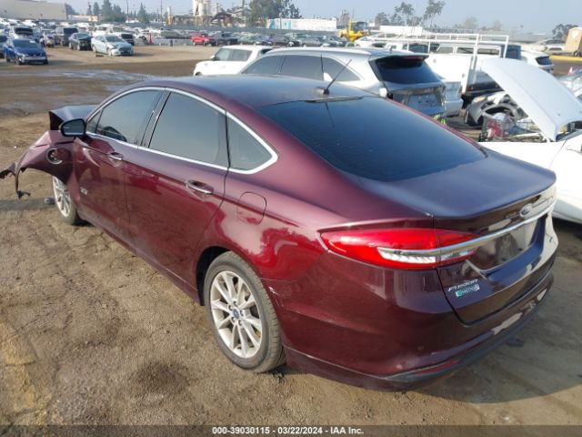 3FA6P0PU9HR180255 Ford Fusion Energi Se Luxury