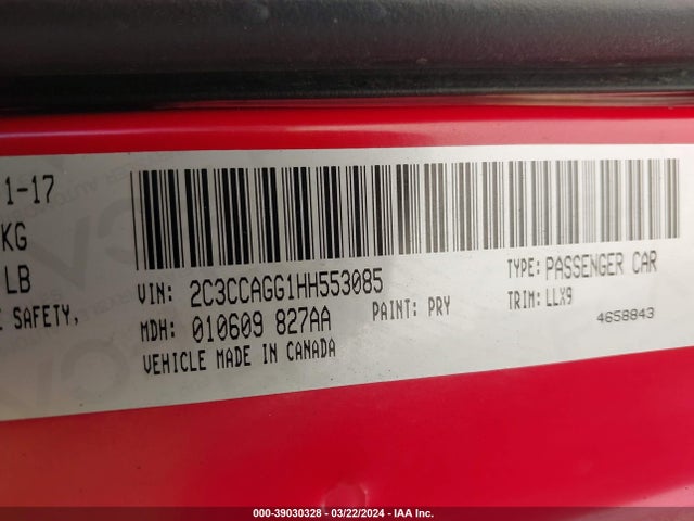 Chrysler 300 300s Awd 2017 2C3CCAGG1HH553085 Image 9