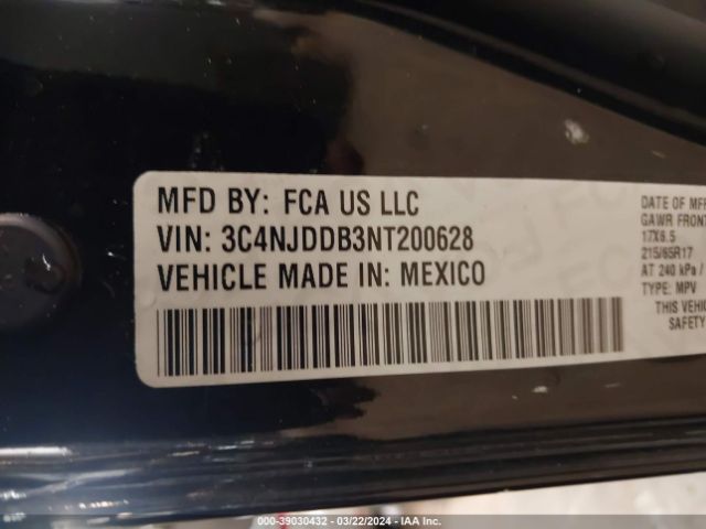 3C4NJDDB3NT200628 Jeep Compass Trailhawk 4x4