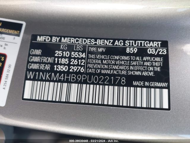 W1NKM4HB9PU022178 Mercedes-Benz Glc 300 4matic Suv