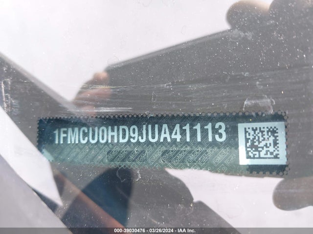 Ford ESCAPE SEL 2018 1FMCU0HD9JUA41113 Image 9
