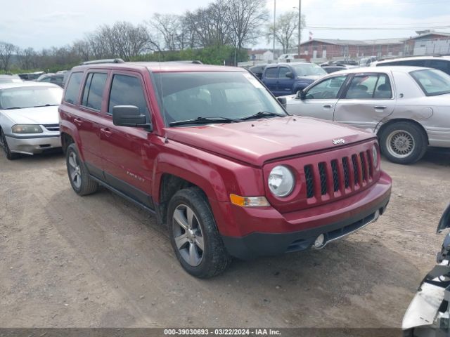 Auction sale of the 2017 Jeep Patriot High Altitude 4x4, vin: 1C4NJRFB6HD128960, lot number: 39030693